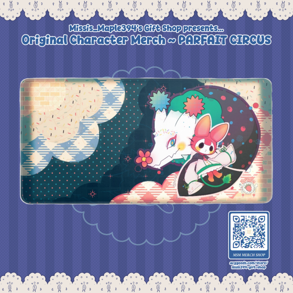 MEDIUM DESK PAD - PARFAIT CIRCUS - Blodwen