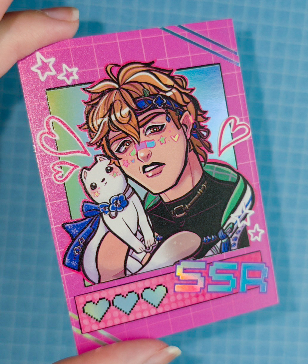 Quincy Holographic Card