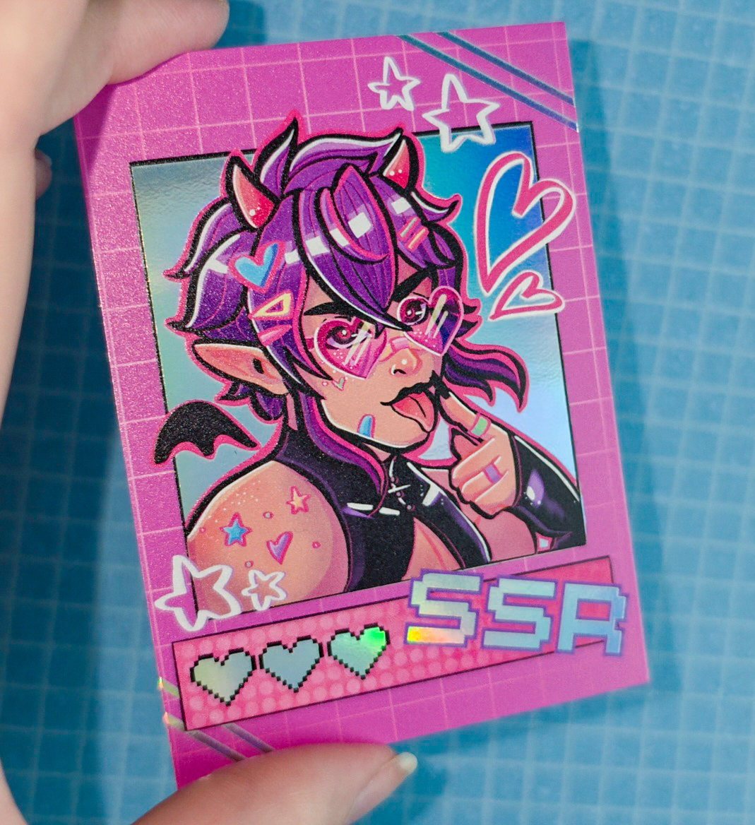 Morvay Holographic Card