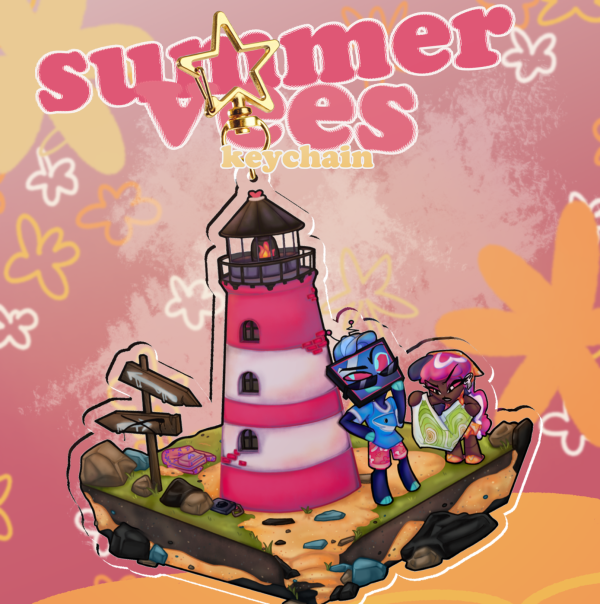 SUMMER VEES: StaticDoll Keychain