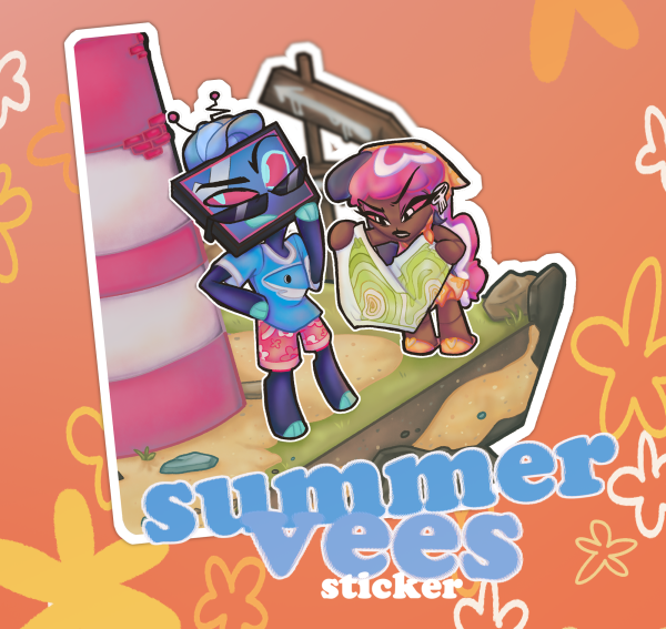 SUMMER VEES: StaticDoll Sticker