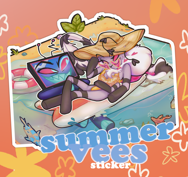 SUMMER VEES: StaticMoth Sticker