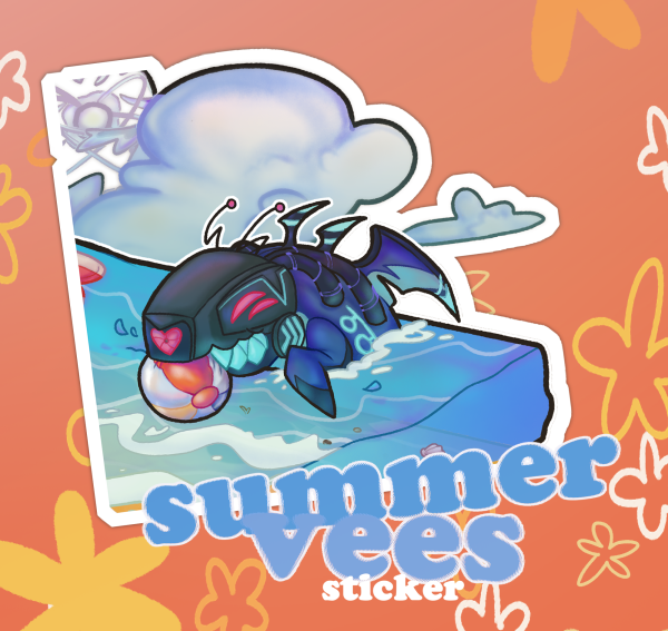 SUMMER VEES: Shok.Wav Sticker