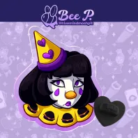 Pierogi The Clown - Acrylic Pin