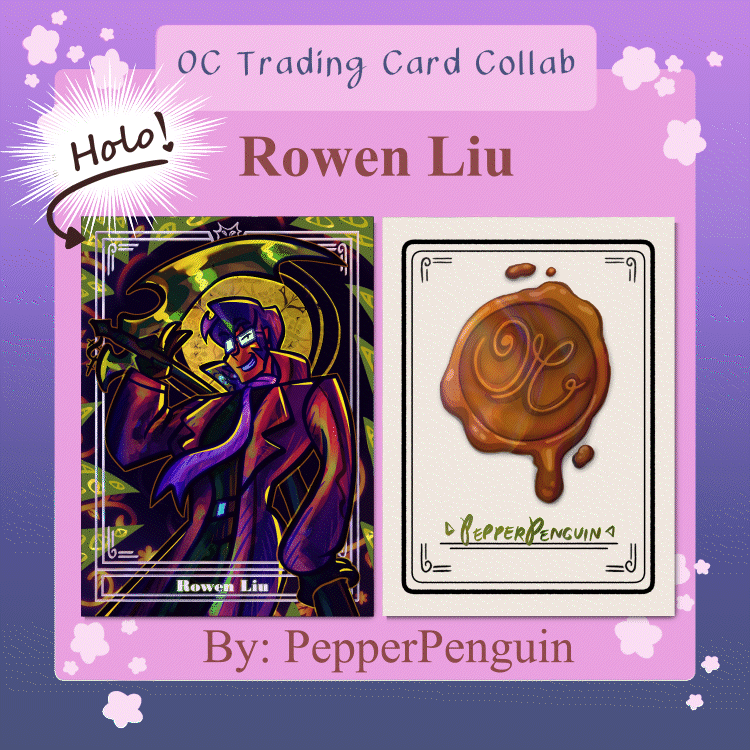 Rowen Liu Holographic Card || OCTCG Collab