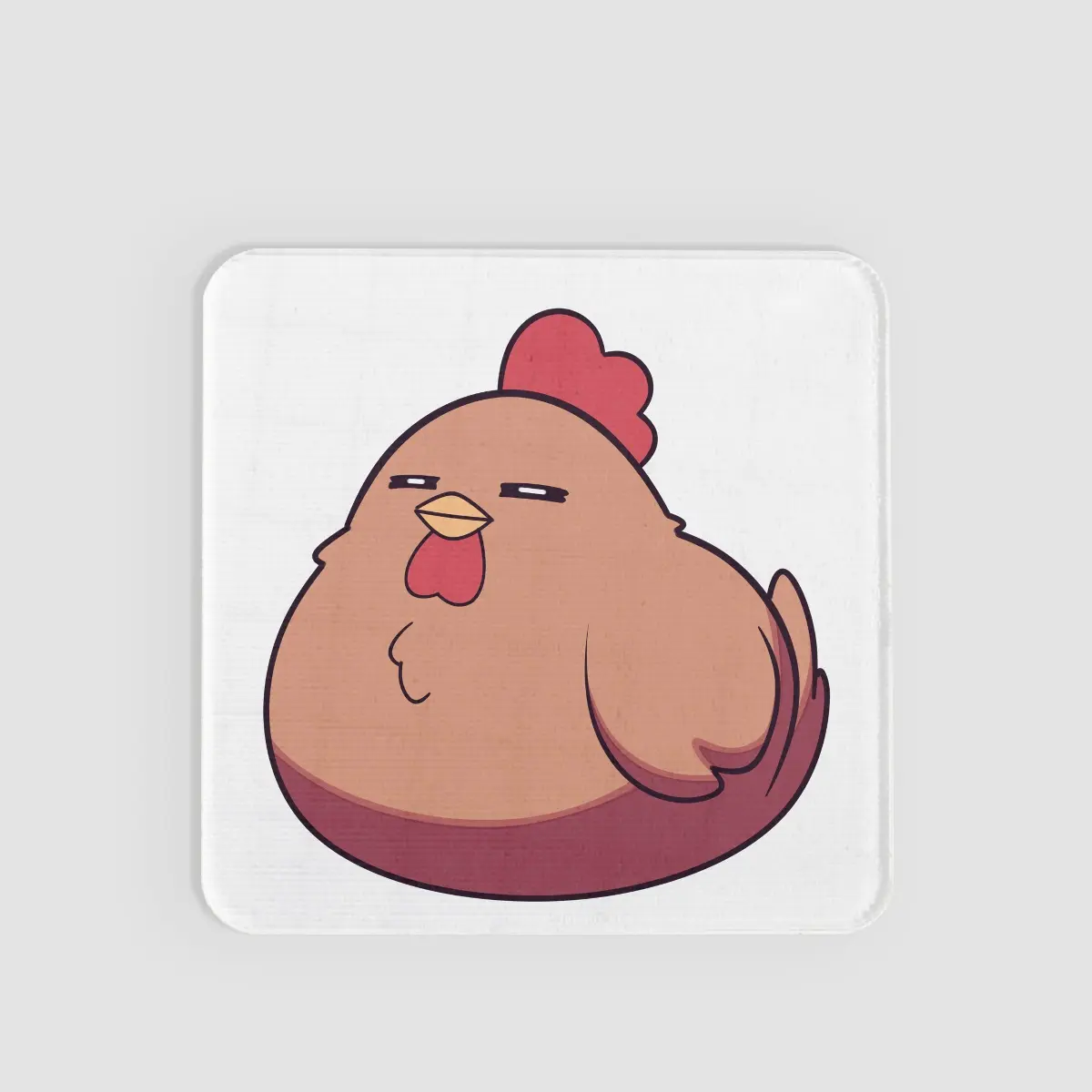 Chicken Buddy | Good Morning | Lenticular Sticker