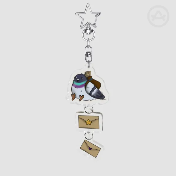 Carrier Pigeon - Acrylic Keychains