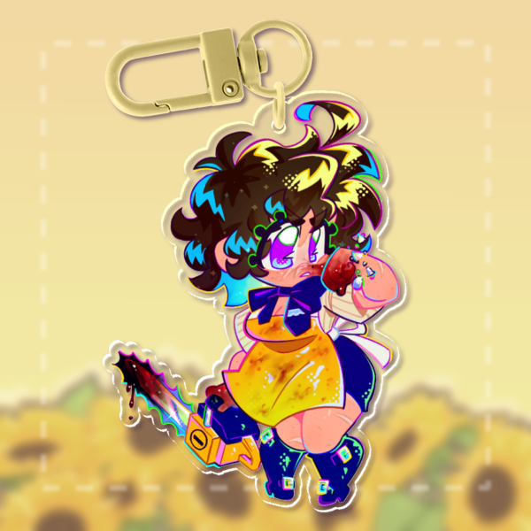 Bubble Sawyer Acrylic Keychain
