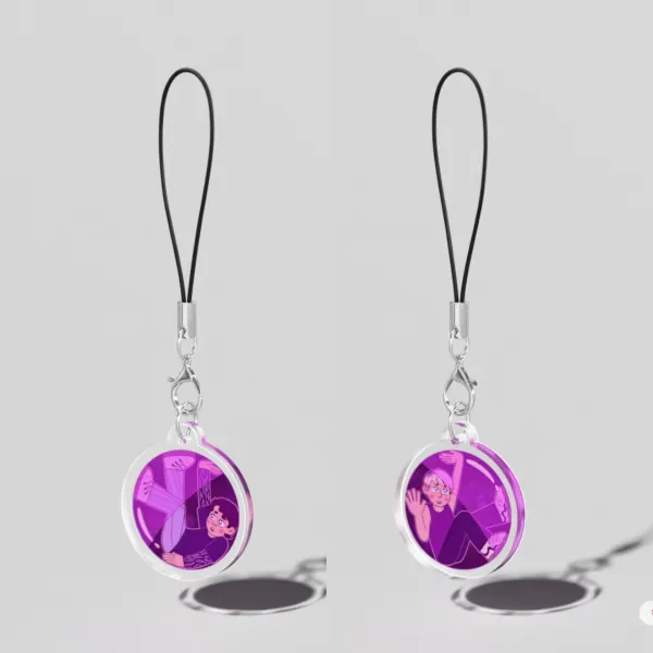 Double-Sided Phan Ball Phone Charm