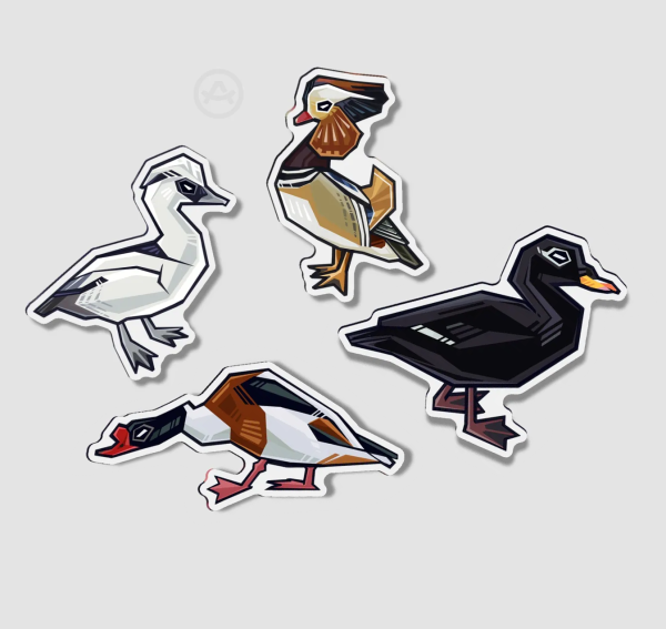 Duck divas magnet set2