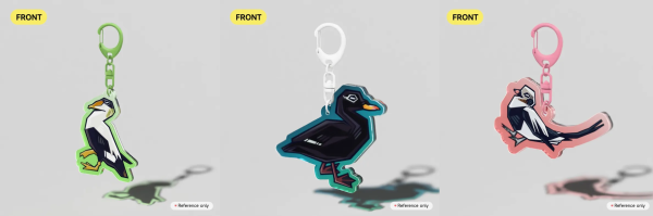 Sea duck keychain set!