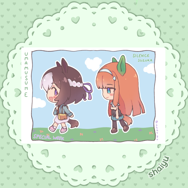 Spe & Suzuka ℧ Sticker Sheet