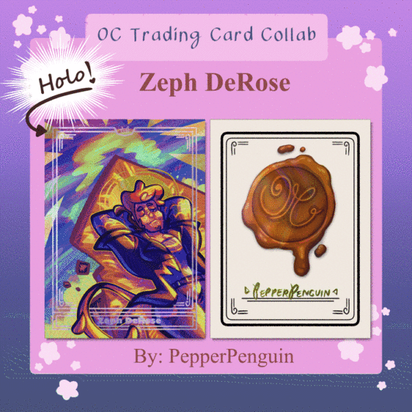 Zeph DeRose Holographic Card || OCTCG Collab