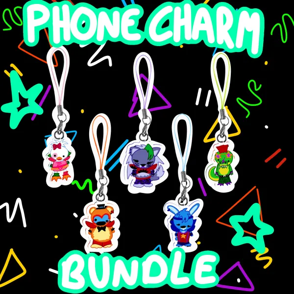 Glamrock phone charms!