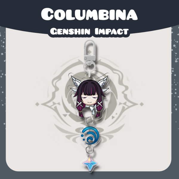 [Genshin] Connection Keychain - Columbina