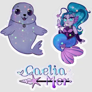 Caelia Mer Sparkly Sticker Set