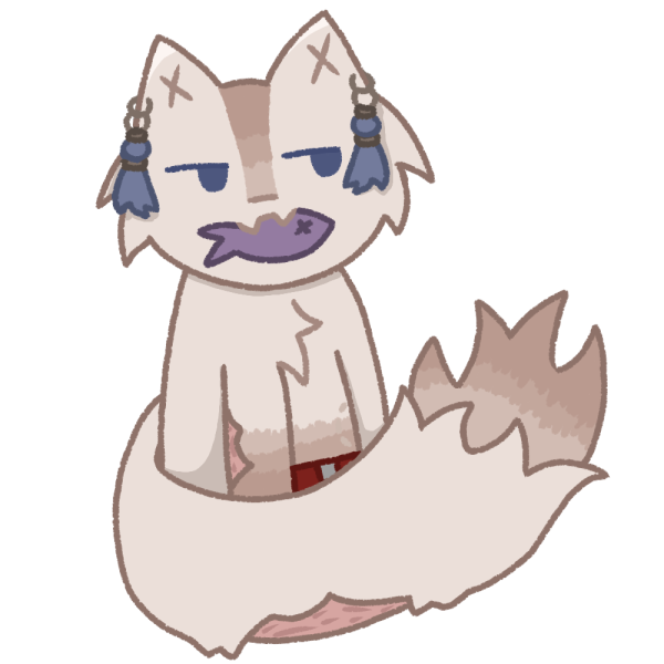 [GACHIAKUTA] Hungry kitty Zanka acrylic keychain