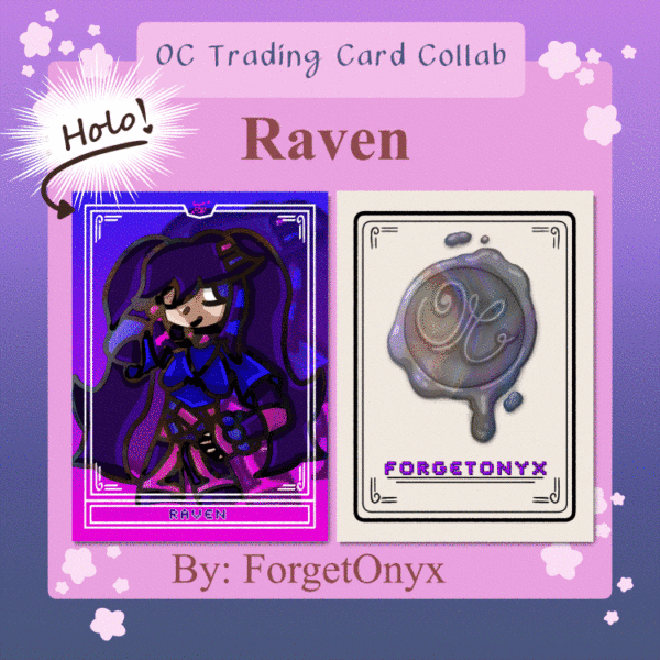 Oc Trading Card: Raven