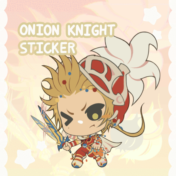 Dissidia Onion Knight Sticker