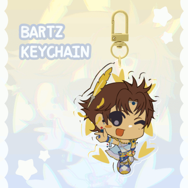 Dissidia Bartz Keychain