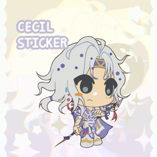 Dissidia Cecil Sticker