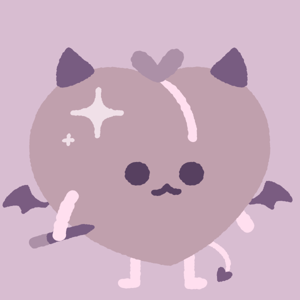 PeachyPoops Devil Sticker