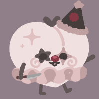 PeachyPoops Carnival Sticker