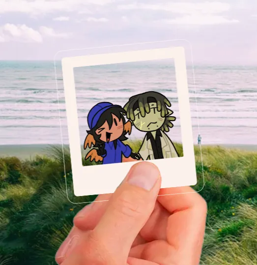 Quackity & Young Multi - picture card