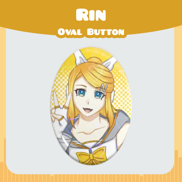 [CV Series] Oval Button - Rin