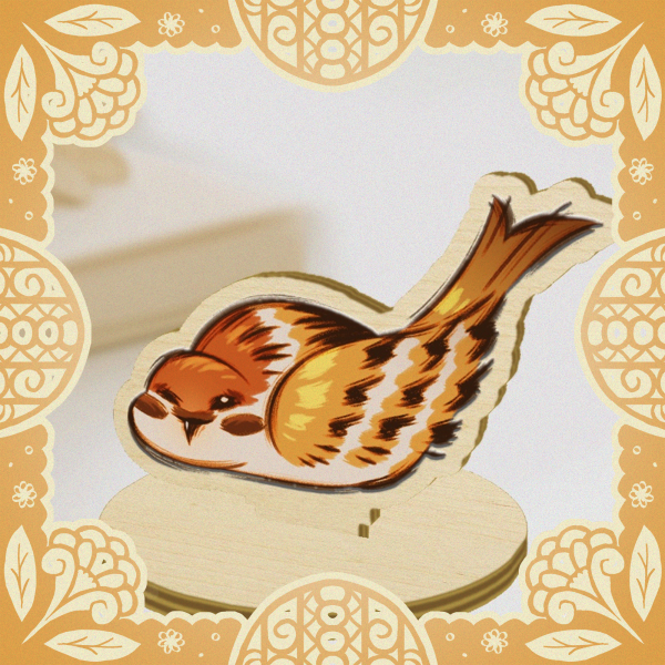 Eurasian Tree Sparrow - Wood Standees