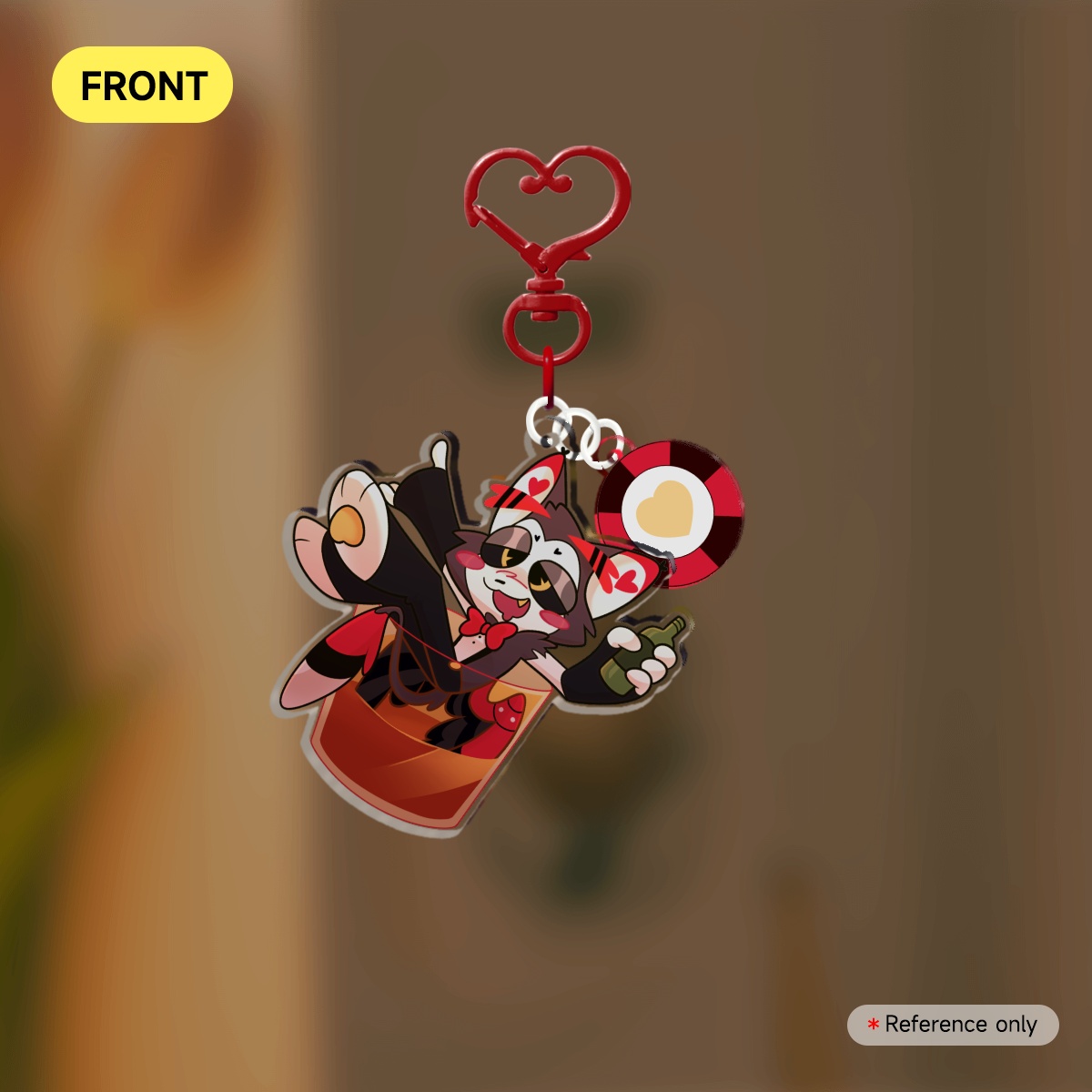 Love In A Cocktail | Husk Matching Keychain