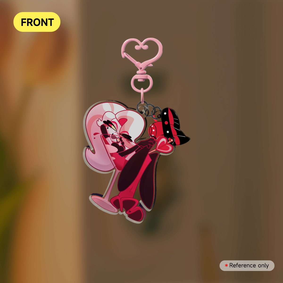 Love In A Cocktail | Angel Dust Matching Keychain