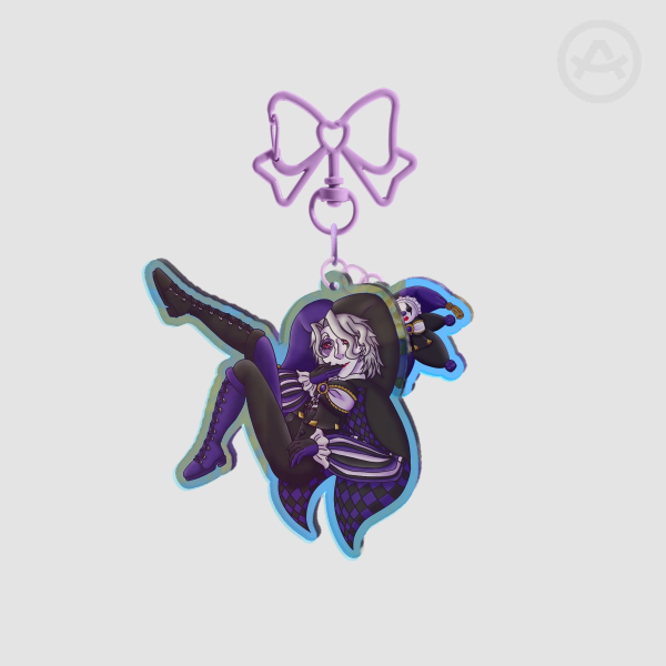 Clyde the haunted jester doll 2-Piece keychain