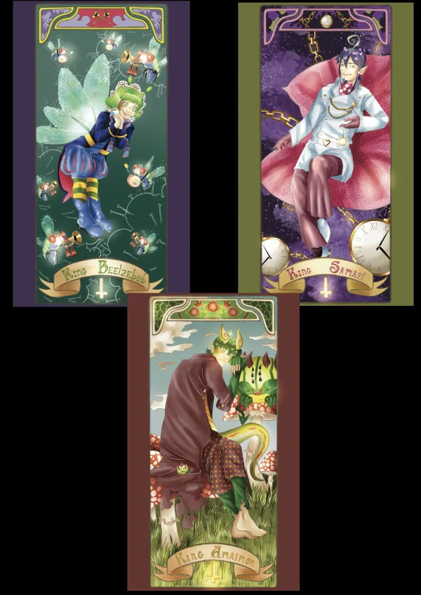 The demon King trio cards