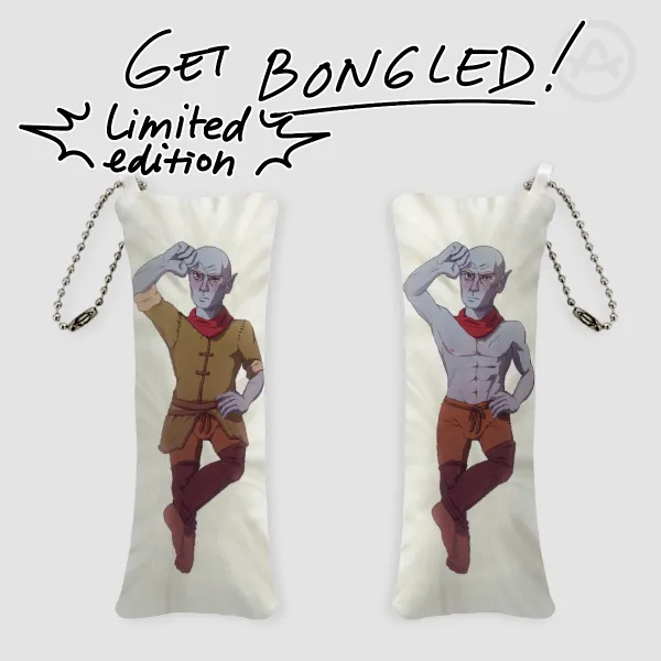Wulbren Bongle Mini Body Pillow Keychain