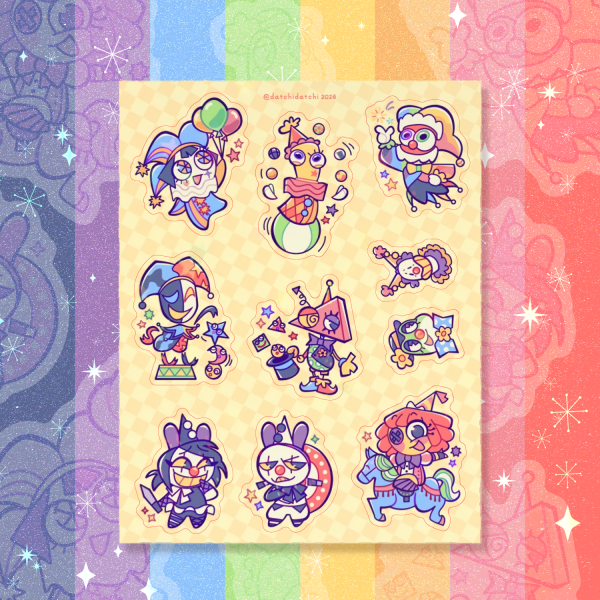 Amazing Digital Carnival | Sticker Sheet