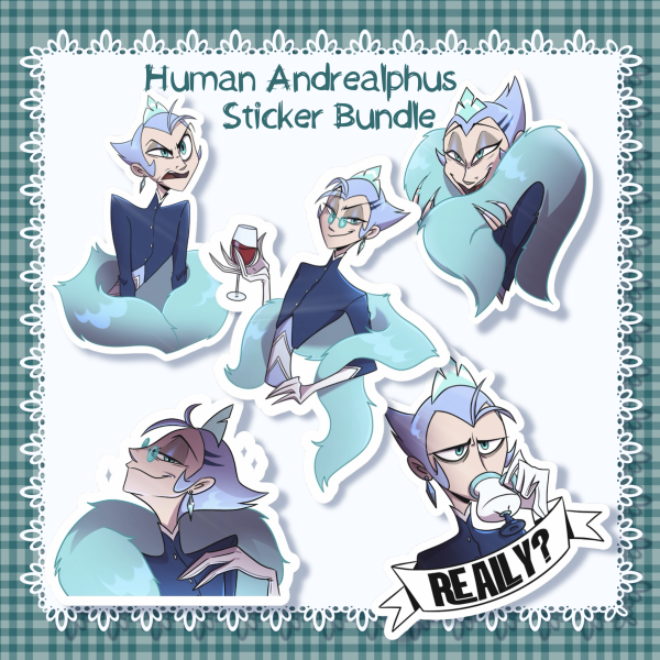 Human Andrealphus Sticker Bundle