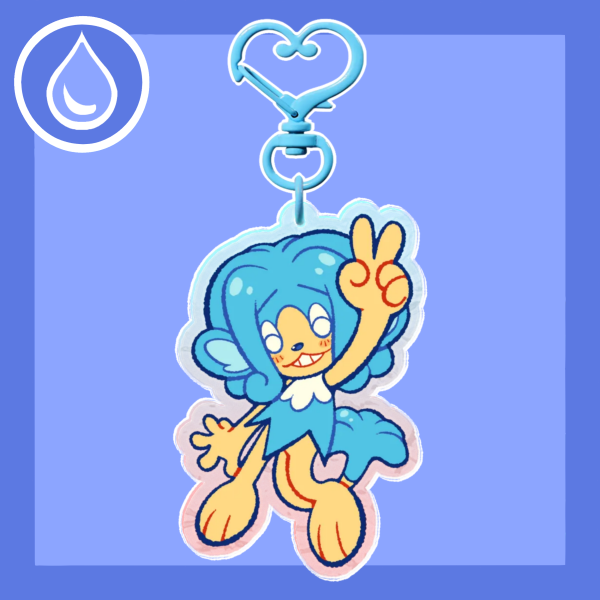 Simipour Peace Ripple Keychain