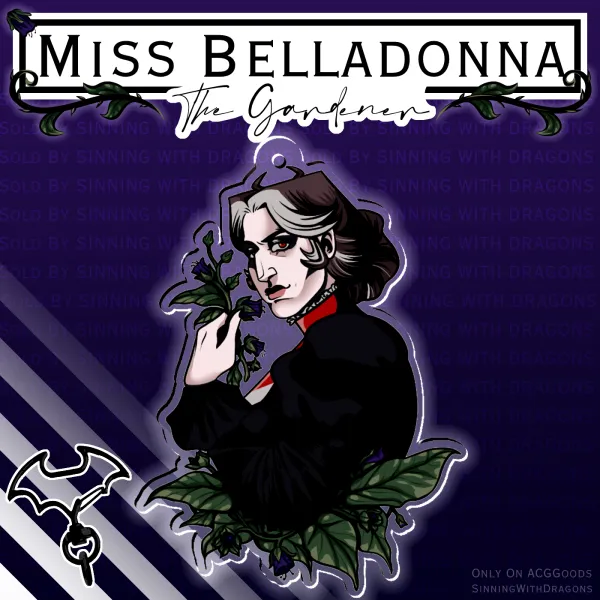 Miss Belladonna v.2 Lilith Keychain