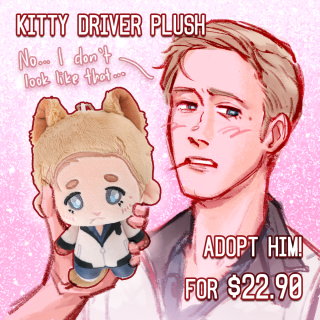 Kitty Driver Plushie