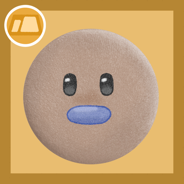 Shiny Diglett Plush Badge
