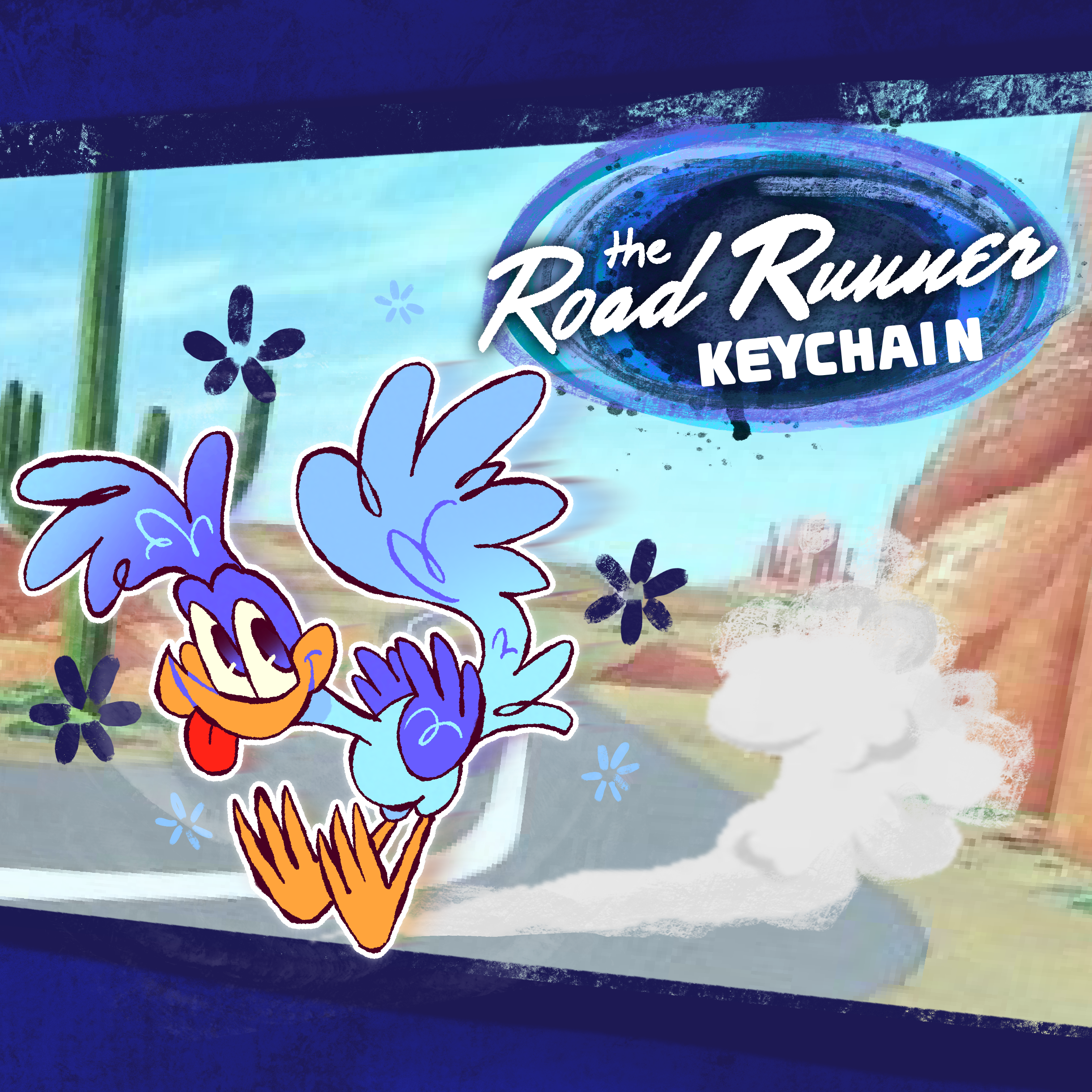 Looney Tunes Roadrunner Keychain