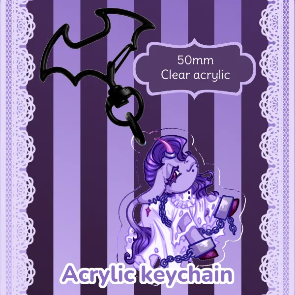 Chained Ghost - OC Acrylic Keychain