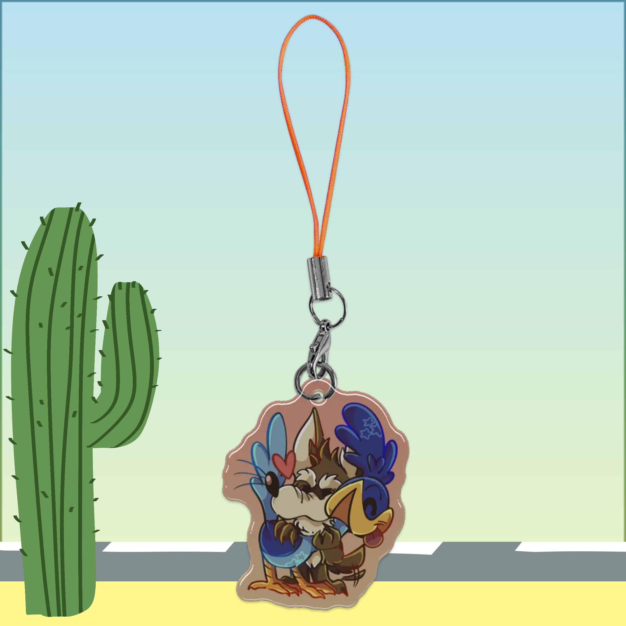 Wilerunner Epoxy Phone Charm