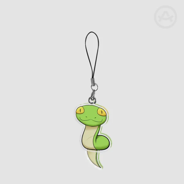 Green Snake Tail-wagging Pendant
