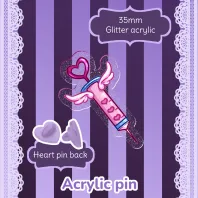 Love shot - Acrylic Pin