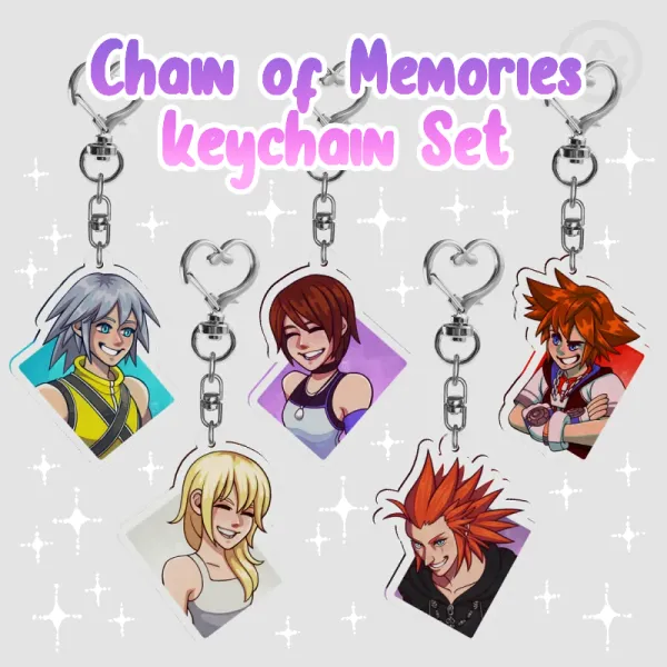KH - Chain of Memories Keychain Set