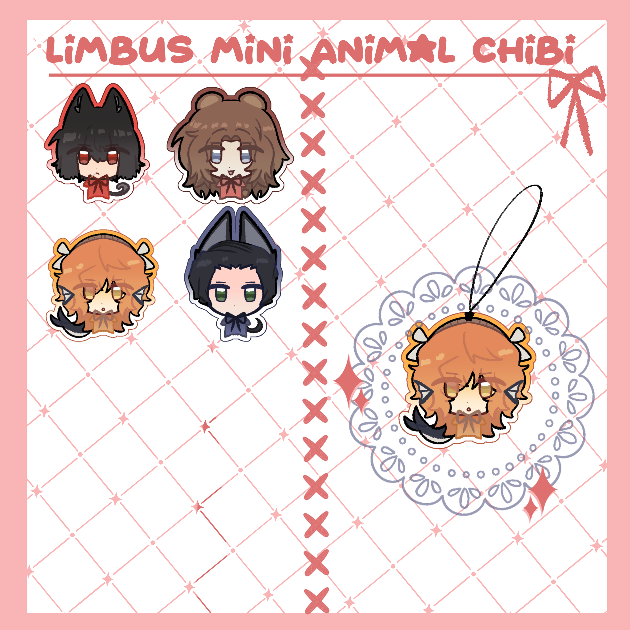 Mini Animal Sinner Charms - Ishmael