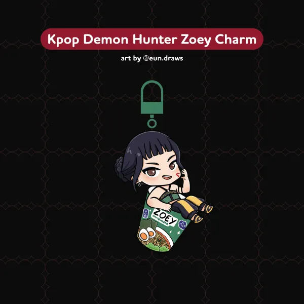 Zoey Kpop Demon Hunters Keychains