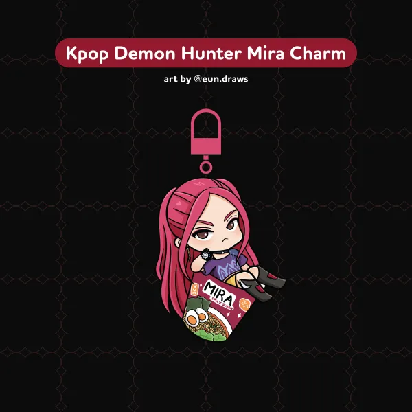 Mira Kpop Demon Hunters Keychains